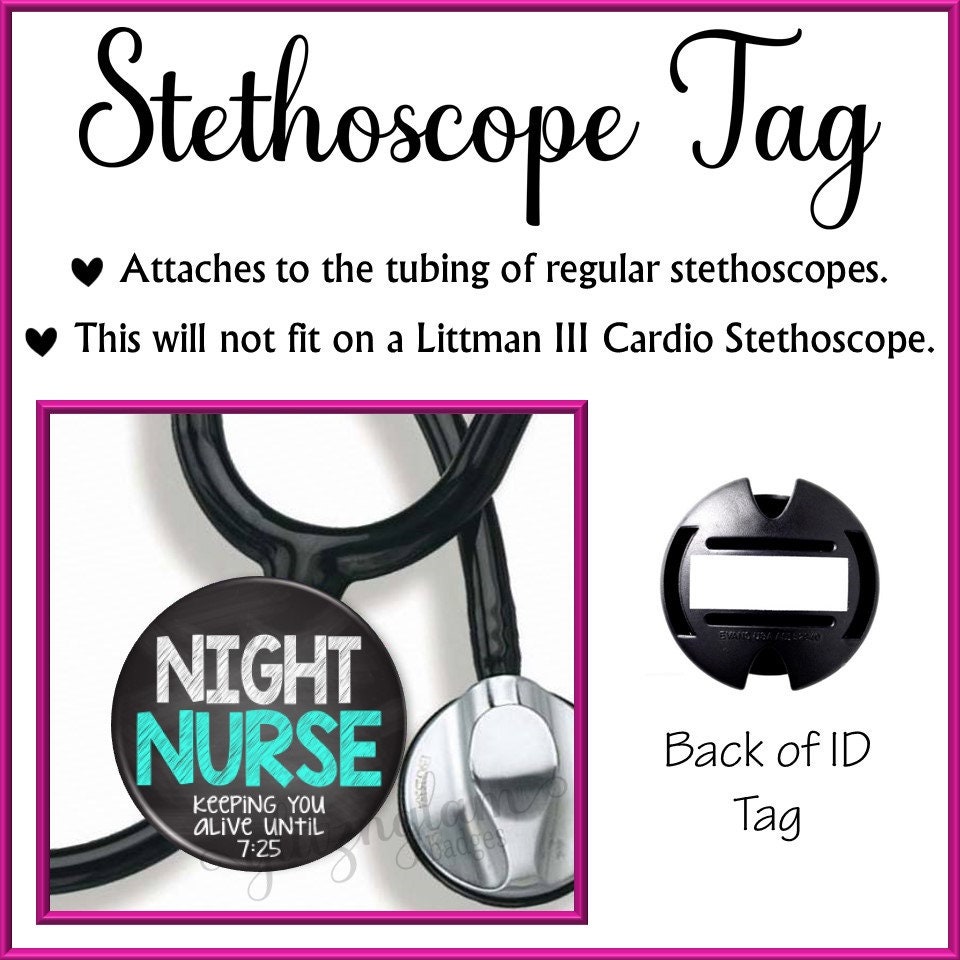 Night Nurse Retractable Badge Holder GG4950