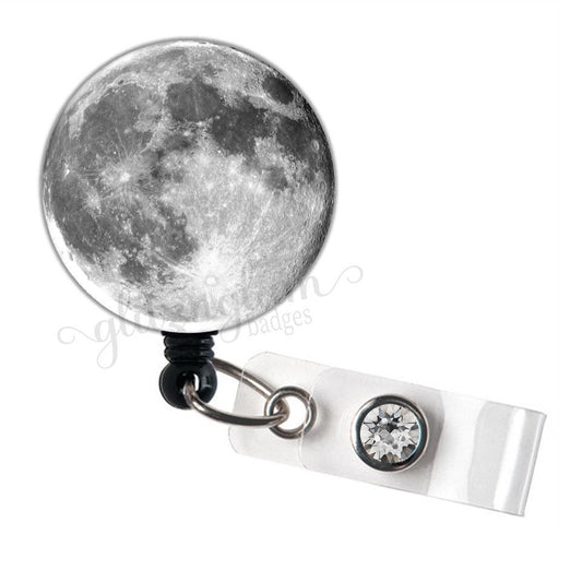 Moon Retractable Badge Holder GG1256