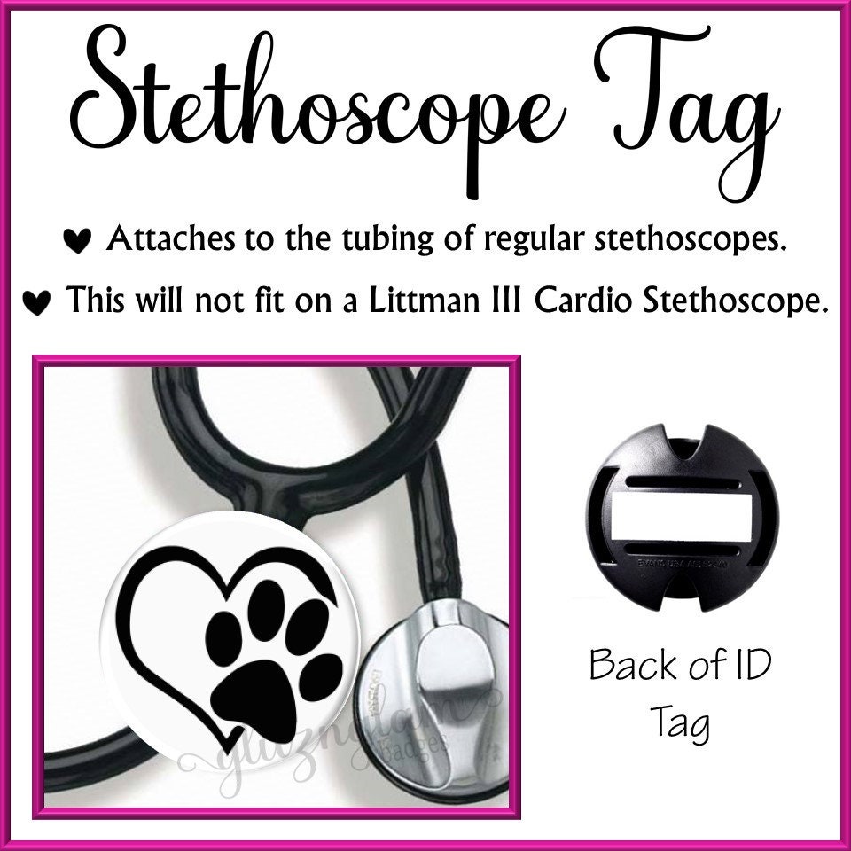 Paw Love Retractable ID Badge Holder Clip for Vet Tech GG2213A