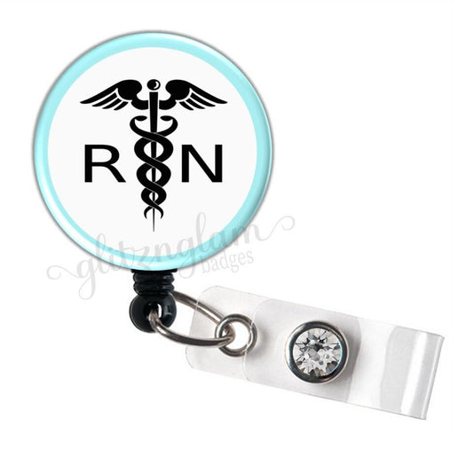 RN Registered Nurse Retractable Badge Clip GG1211