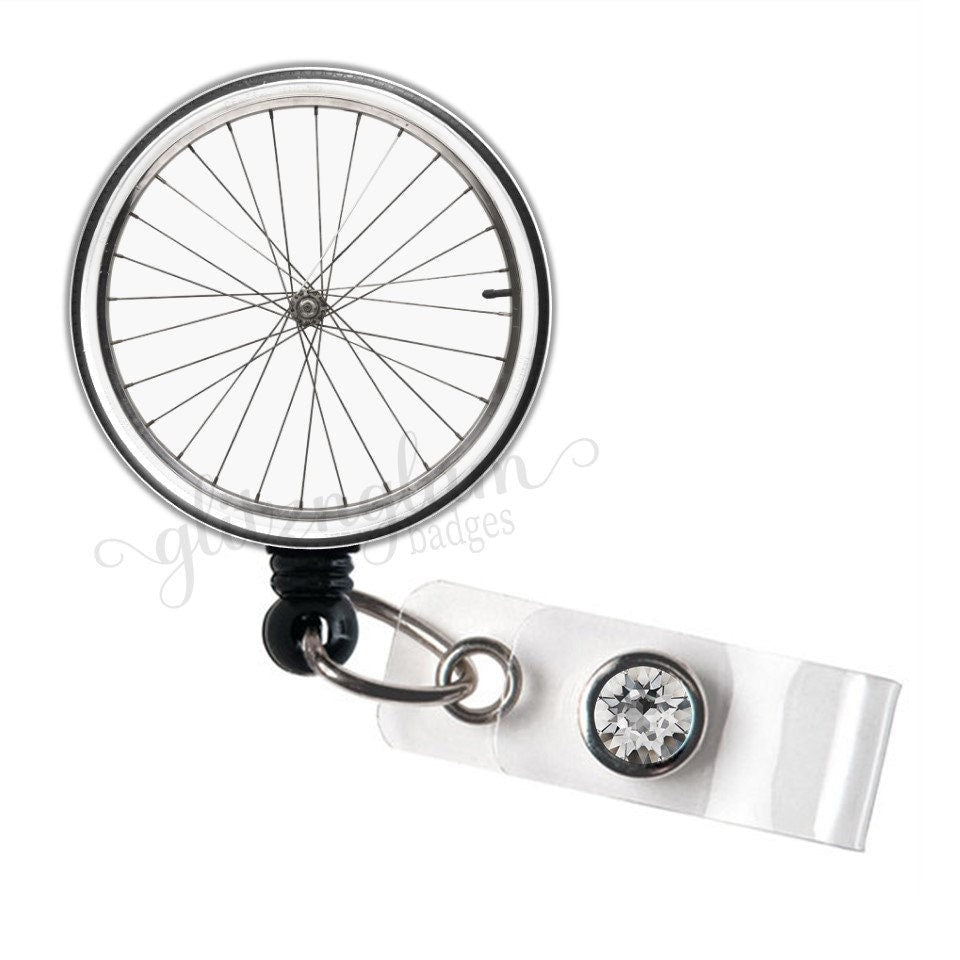 Bicycle Tire Retractable Badge Holder Clip GG2076