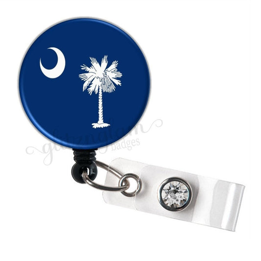 South Carolina State Flag Badge Holder GG2202