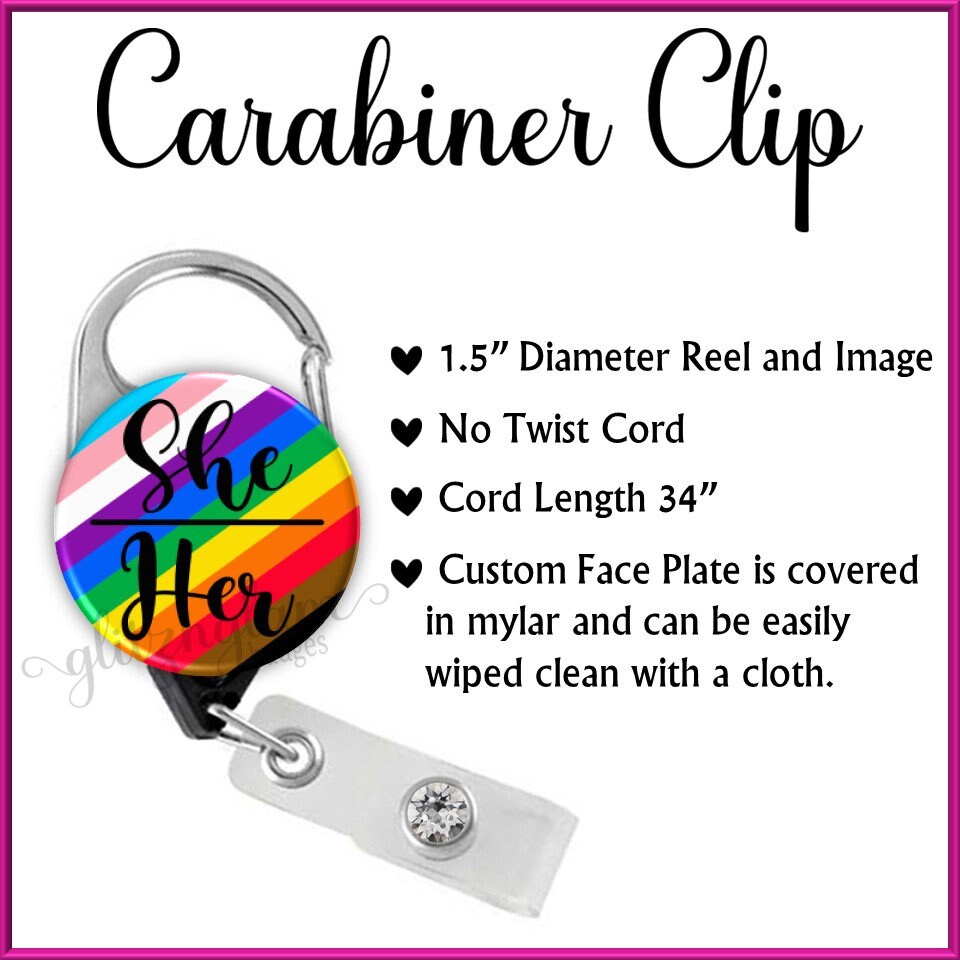 Inclusive Pride Flag Retractable Badge Reel GG5897