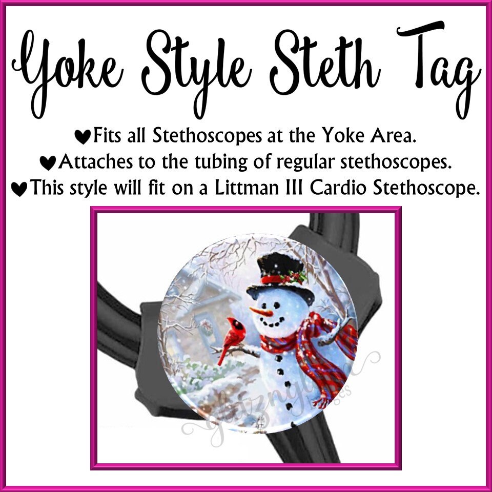 Snowman Retractable Badge Reel Holder GG4220