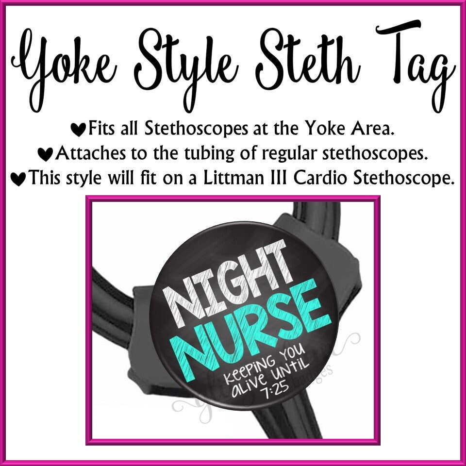 Night Nurse Retractable Badge Holder GG4950